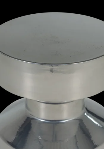 WOOOD Ferry sidobord, runt � krommetall (�30)