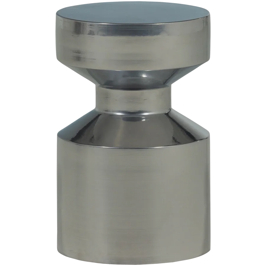 WOOOD Ferry sidobord, runt � krommetall (�30)