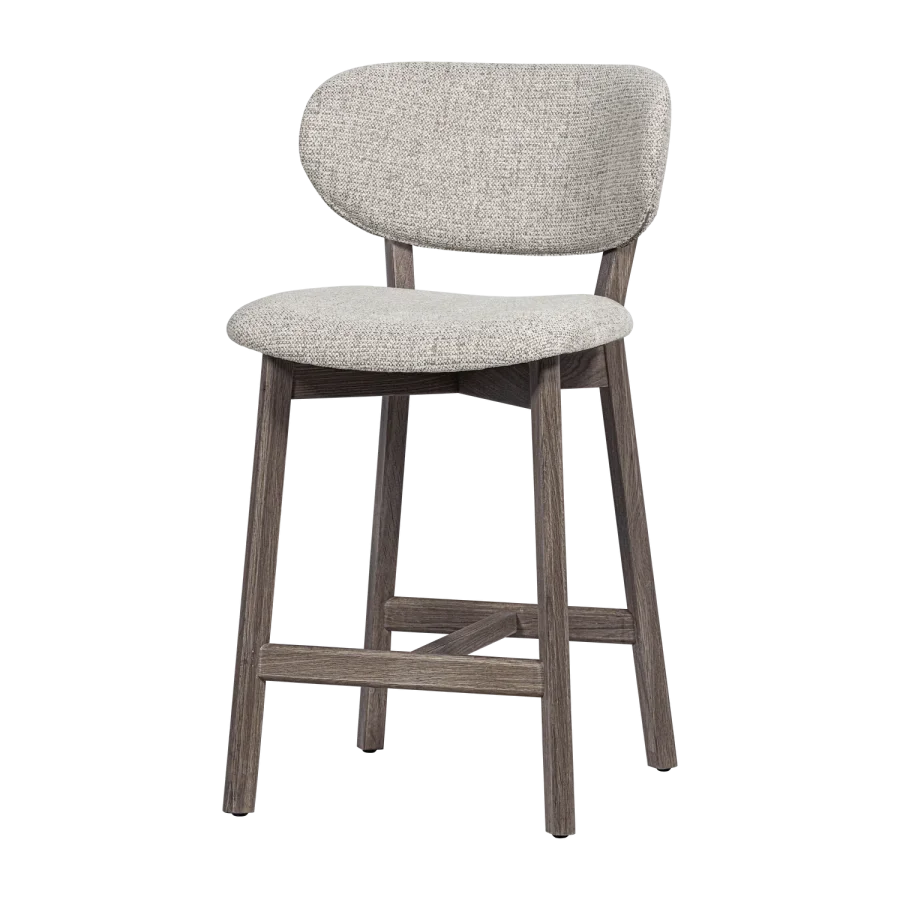 WOOOD Udar Barstol Naturf�rgad Med Tr�ram Brun [Fsc]