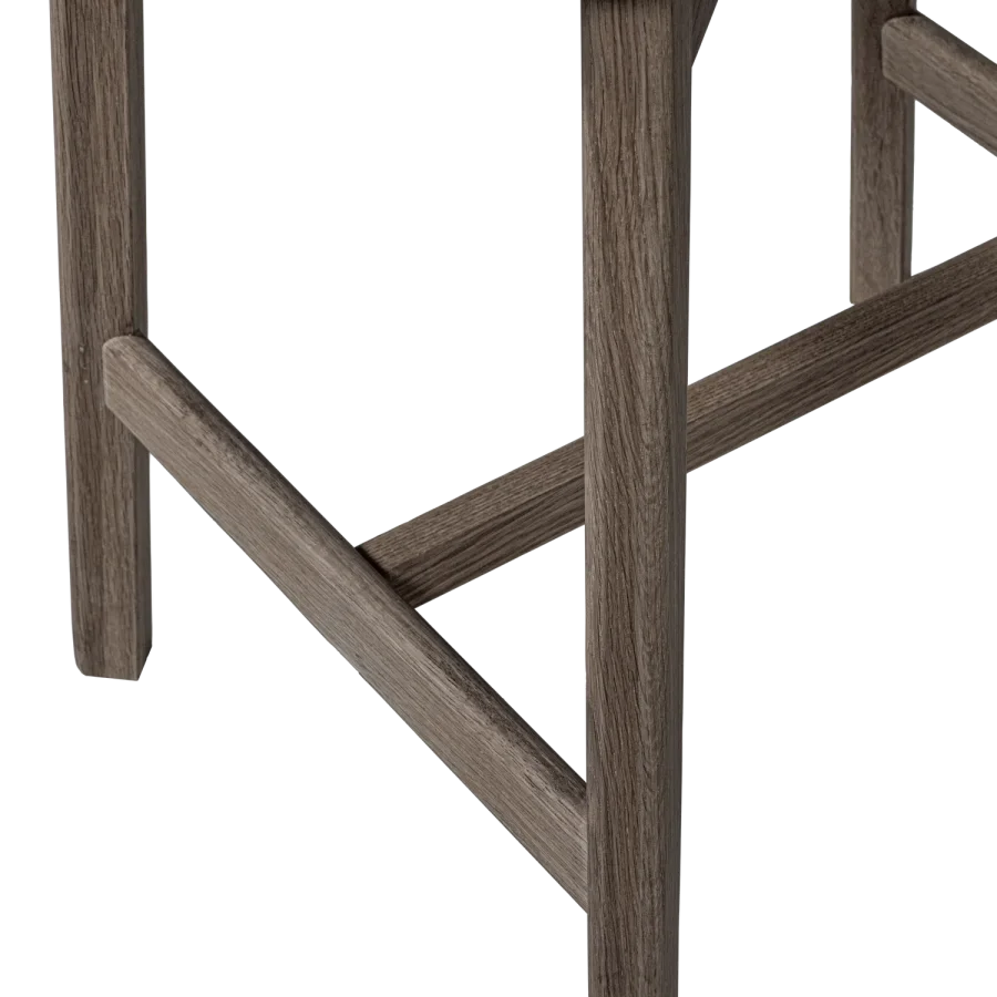 WOOOD Udar Barstol Naturf�rgad Med Tr�ram Brun [Fsc]