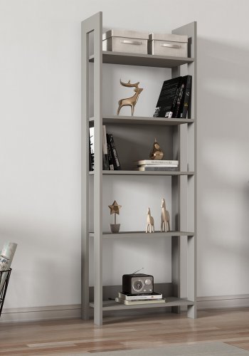 FUNZI LIVING Country bokhylle - gr melamin