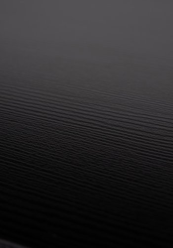 NORDVRK Beliz TV-bord, m. PVC-kant LED-lys - tre svart melamin (192x37)