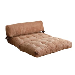 NORDVÄRK Fold Kadife 2 pers. sovesofa - camel brun fljl stof