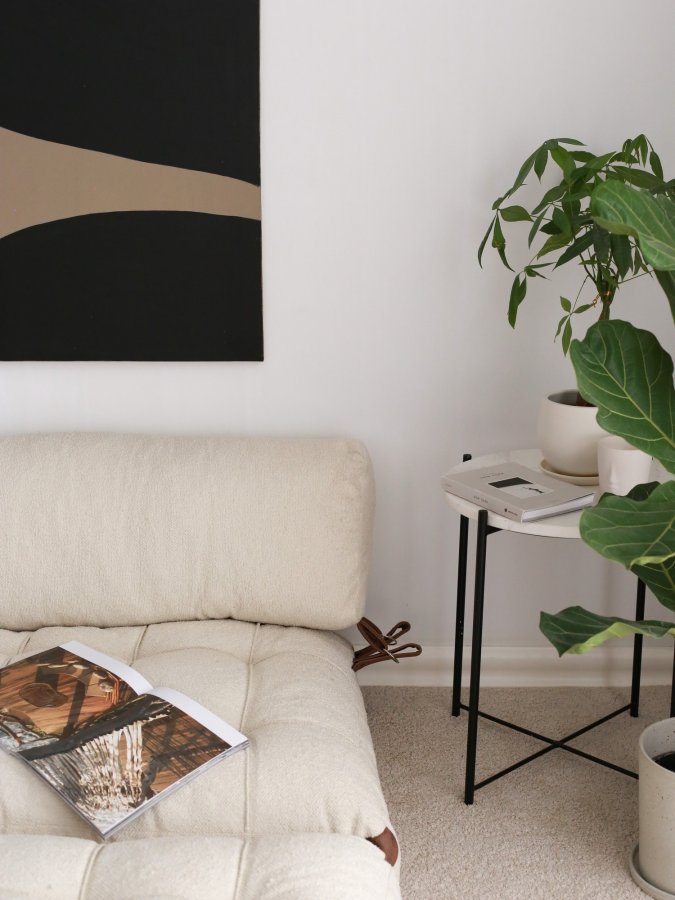 NORDVRK Fold Teddy 2 - Kremfarget 2-manns sovesofa