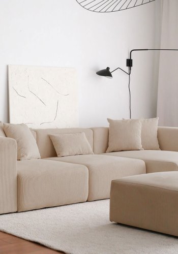 NORDVRK Yolo - Beige Hjrnesofa