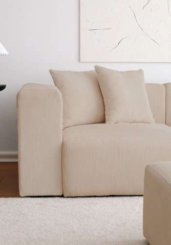 NORDVRK Yolo - Beige Hjrnesofa