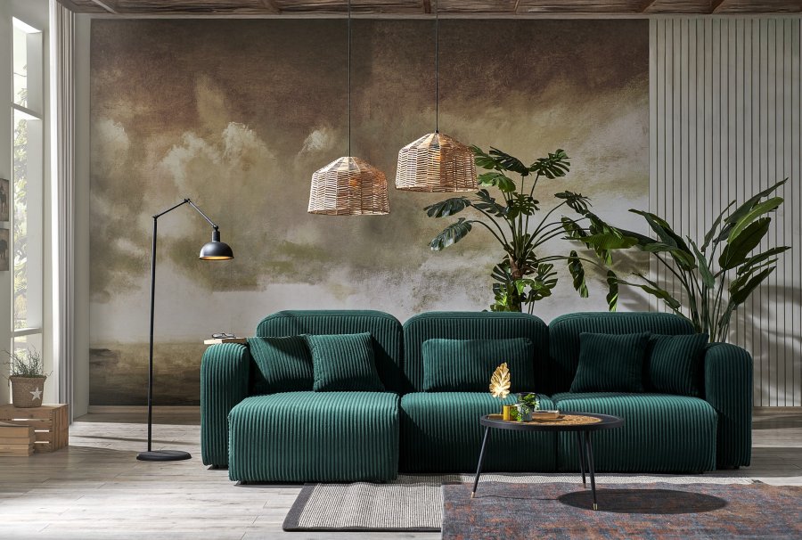 NORDVRK Kuba - Grnn Hjrnesofa