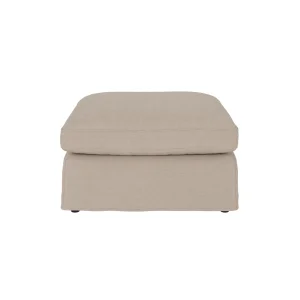 ROWICO Peyton fotskammel beige stoff Ursula #282 (c3)