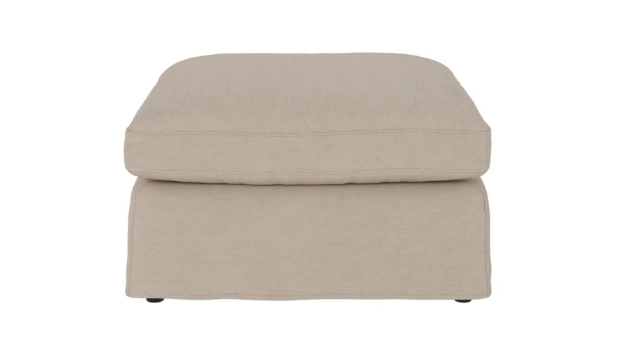 ROWICO Peyton fotskammel beige stoff Ursula #282 (c3)
