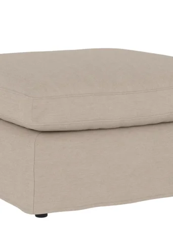ROWICO Peyton fotskammel beige stoff Ursula #282 (c3)