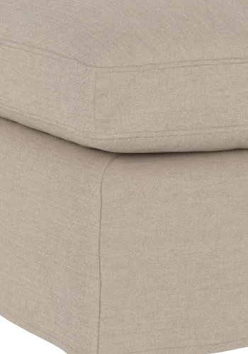 ROWICO Peyton fotskammel beige stoff Ursula #282 (c3)
