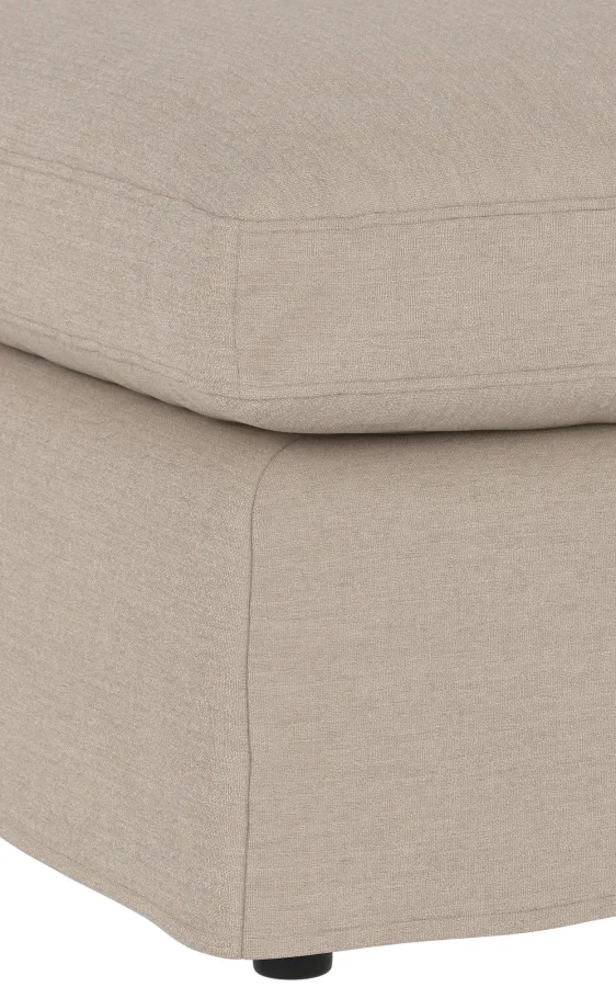 ROWICO Peyton fotskammel beige stoff Ursula #282 (c3)