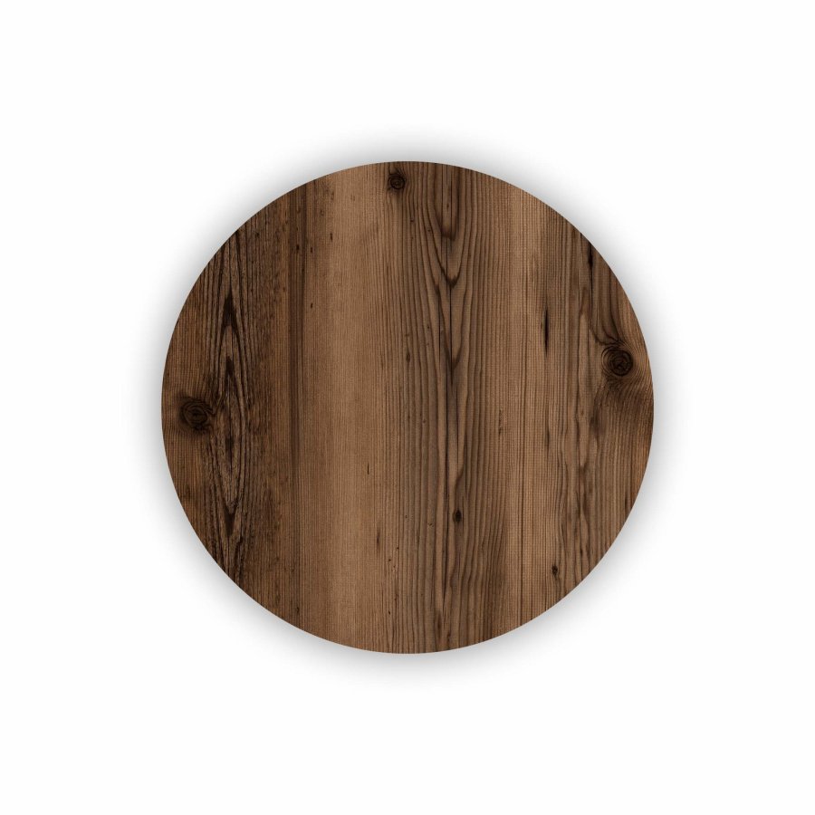 NORDVRK Elite konsollbord, m. 4 drer, 2 hyller - valnttmelamin og plast (180x45)