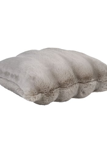 HOUSE NORDIC Pute, imitert pels, beige, 45x45 cm