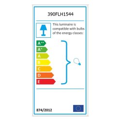 LUMI Pisa loftlampe - creme jute