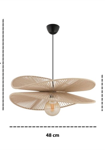 NORDV&Auml;RK P�sklilja - Beige ljuskrona