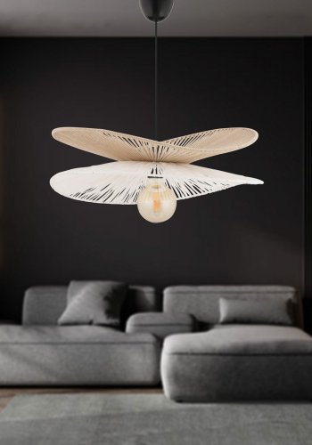 NORDV&Auml;RK P�sklilja - Beige, vit ljuskrona