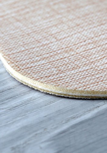 TEPPI ALN600147MV08 gulvtppe, m. mnster, rektangulr - bl polyester (180x280)