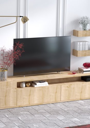 NORDVRK Alika TV-enhet, Eik