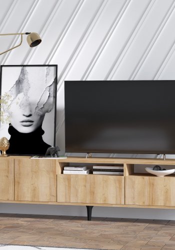 NORDVRK Ross TV-stativ, eik