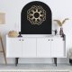 FUNZI LIVING Eris Sideboard, mit 4 Türen und 2 Regalen - weißes Melamin