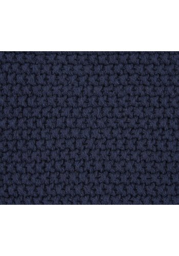 HOUSE NORDIC Santos rutete, rektangulr - mrkebl resirkulert bomull (130x170)