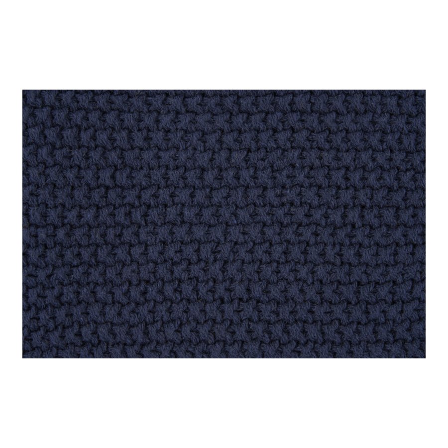 HOUSE NORDIC Santos rutete, rektangulr - mrkebl resirkulert bomull (130x170)