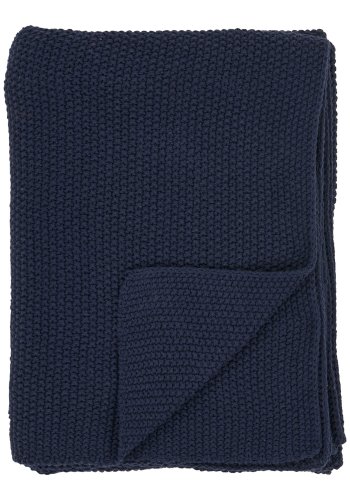 HOUSE NORDIC Santos rutete, rektangulr - mrkebl resirkulert bomull (130x170)