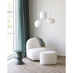 HOUSE NORDIC�Adana plaid, m. frynser, rektangul�r - gr�n genanvendt bomuld/polyester (180x130) - HOUSE NORDIC