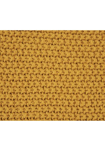 HOUSE NORDIC Santos pyntepute, firkantet - oker resirkulert bomull (45x45)