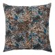 HOUSE NORDIC Blossom pute, firkantet - bl�/brun blandet polyesterstoff (45x45)