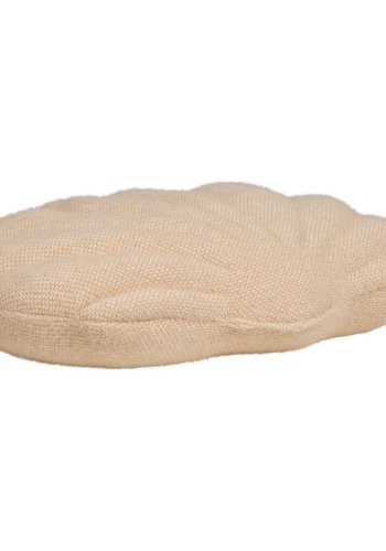 HOUSE NORDIC Darling pute, skjell  beige polyesterstoff (45x35)