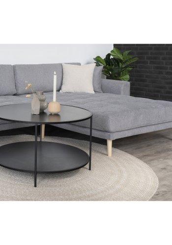 HOUSE NORDIC Savannah pute, firkantet - beige bouclé polyesterstoff (45x45)