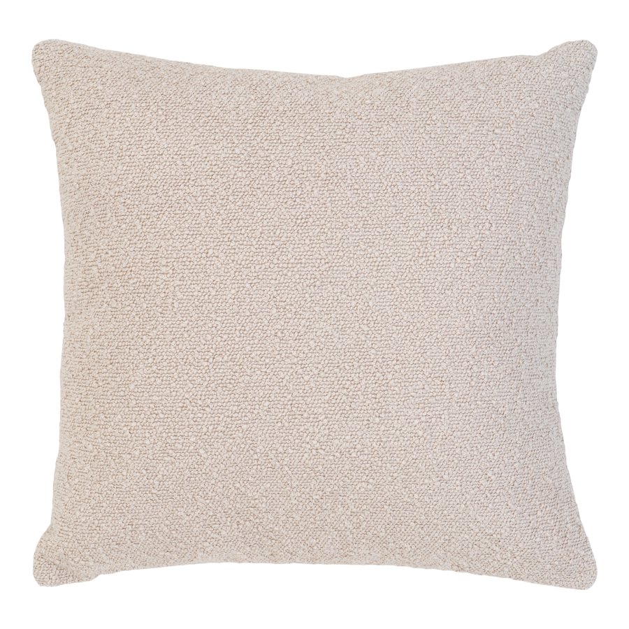 HOUSE NORDIC Savannah pute, firkantet - beige bouclé polyesterstoff (45x45)