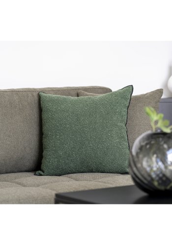 HOUSE NORDIC Lismore pute, firkantet - grnt stoff (45x45)