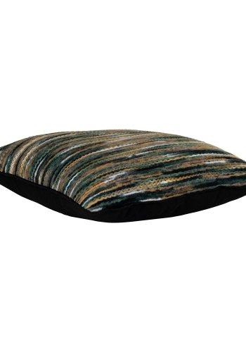 HOUSE NORDIC Geelong pute, firkantet - flerfarget stoff (45x45)