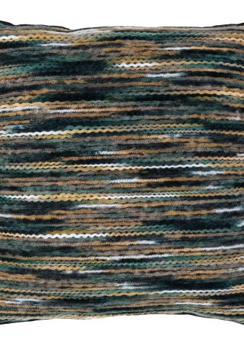 HOUSE NORDIC Geelong pute, firkantet - flerfarget stoff (45x45)