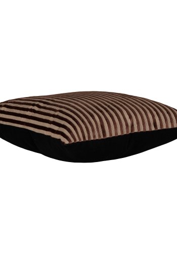 HOUSE NORDIC Perth-pute, firkantet - beige/brun viskose/polyesterstoff (45x45)