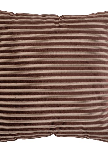 HOUSE NORDIC Perth-pute, firkantet - beige/brun viskose/polyesterstoff (45x45)