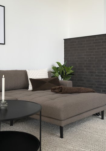 HOUSE NORDIC Albany pute, firkantet - hvit polyester/bomull (45x45)