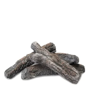 COSI FIRES Cosiburner vedbitar - gr keramik (set med 4)