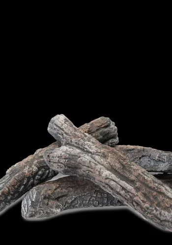 COSI FIRES Cosiburner Brennholzstücke - graue Keramik (4er-Set)