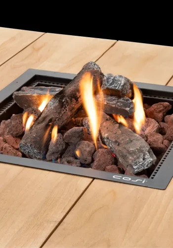 COSI FIRES Cosiburner Brennholzstücke - graue Keramik (4er-Set)