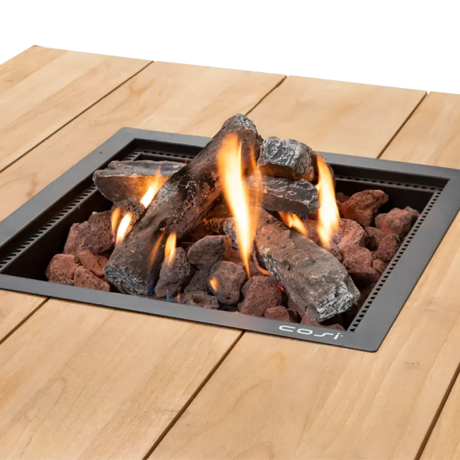 COSI FIRES Cosiburner Brennholzstücke - graue Keramik (4er-Set)