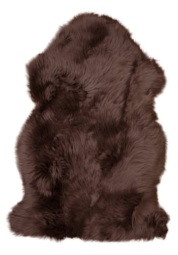 HOUSE NORDIC lammeskinn - brunt, ekte New Zealand-skinn (85x50)