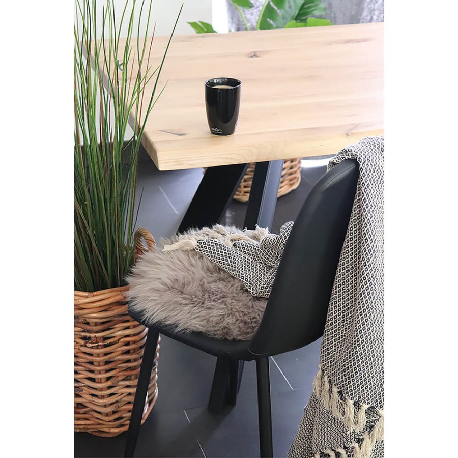 HOUSE NORDIC lammeskinnspute - mushroom, ekte New Zealand-skinn ( 35)