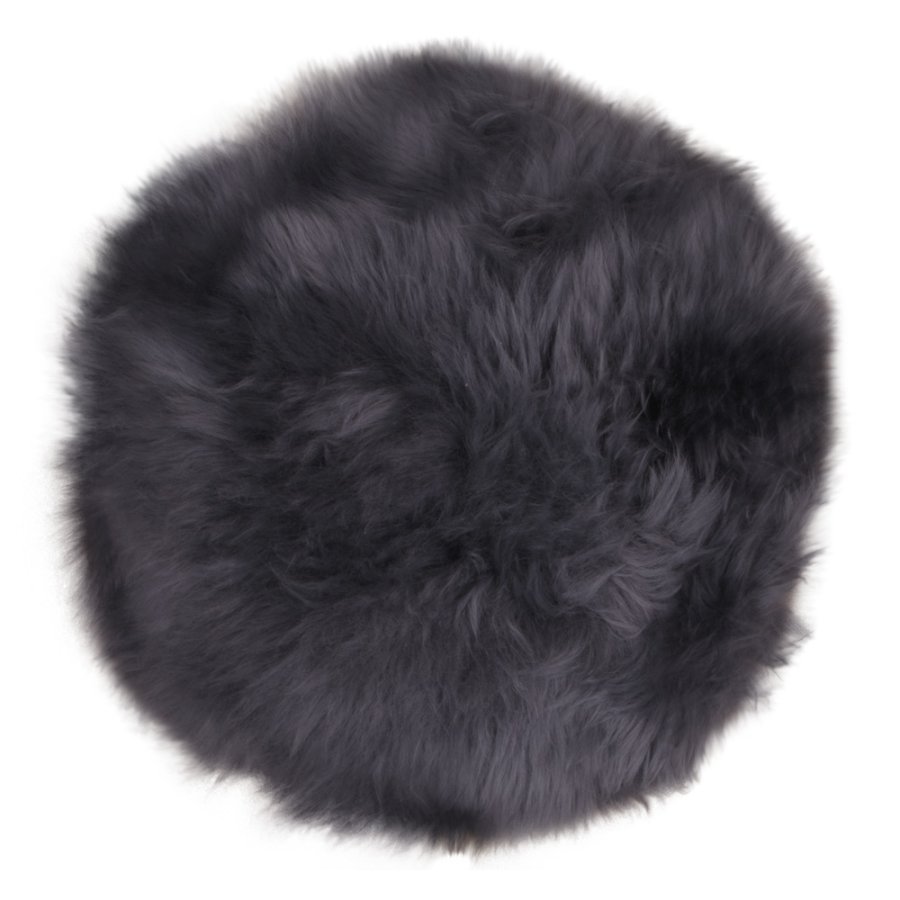 HOUSE NORDIC lammeskinnspute - grtt, ekte New Zealand-skinn ( 35)