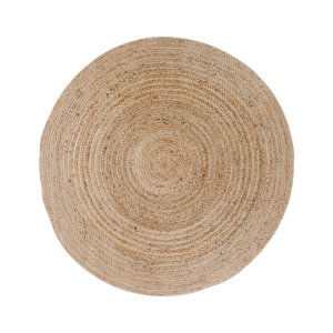 HOUSE NORDIC Bombay teppe - naturlig bomull/jute, rundt (90)