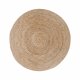 HOUSE NORDIC Bombay Teppich - natürliche Baumwolle/Jute, rund (90)