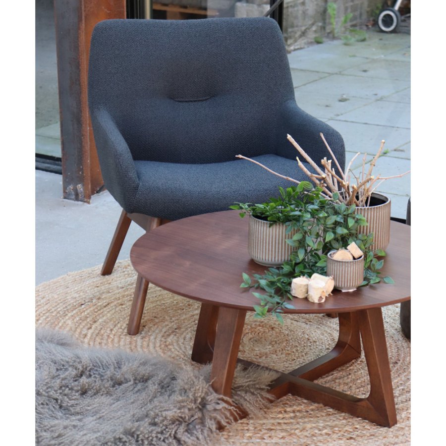 HOUSE NORDIC Bombay teppe - naturlig bomull/jute, rundt (:150)